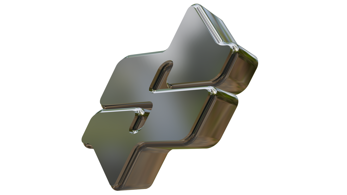 3D Chrome Font Pack