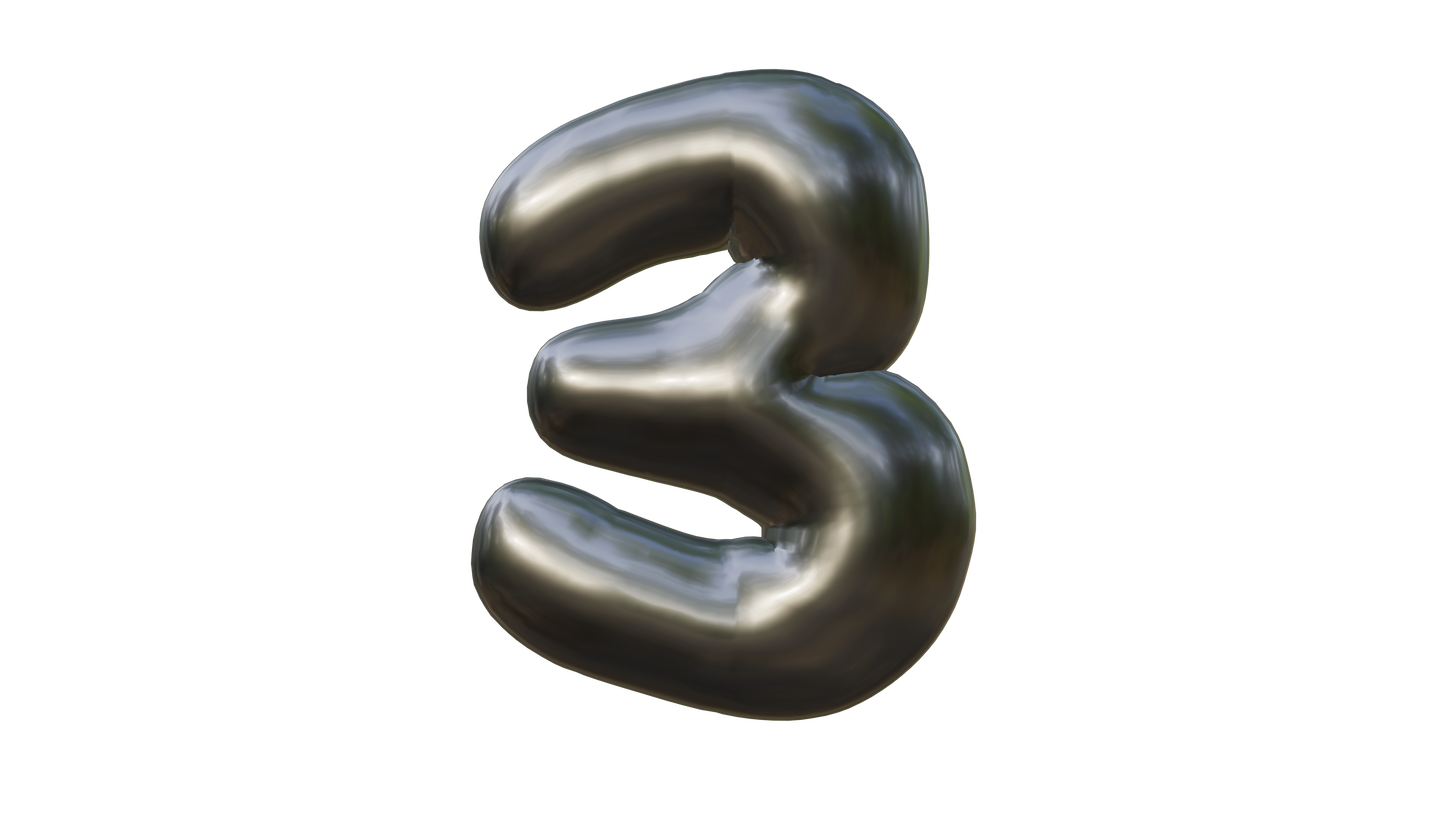 Ultimate 3D Balloon Font Pack