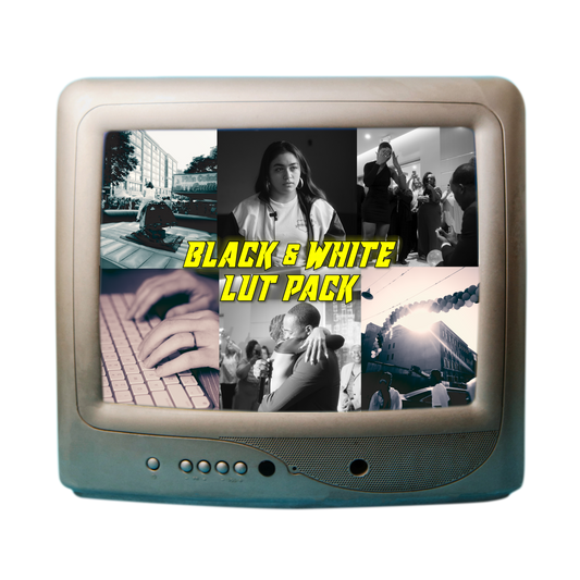 Black & White LUT Pack for Photo and Video Editing