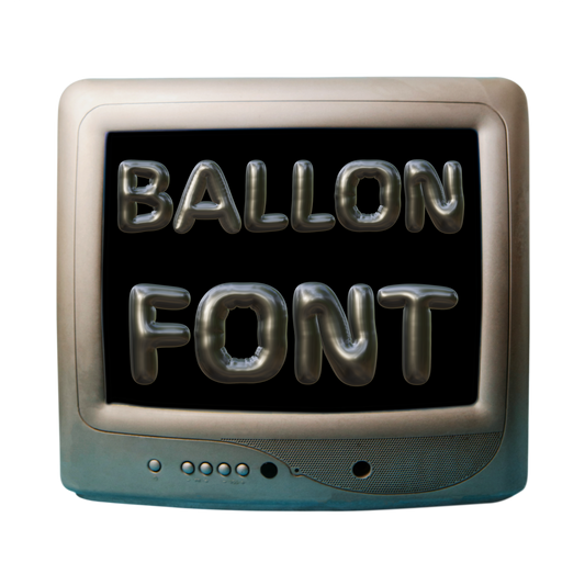 Ultimate 3D Balloon Font Pack